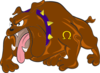 Brown Watch Dog Clip Art