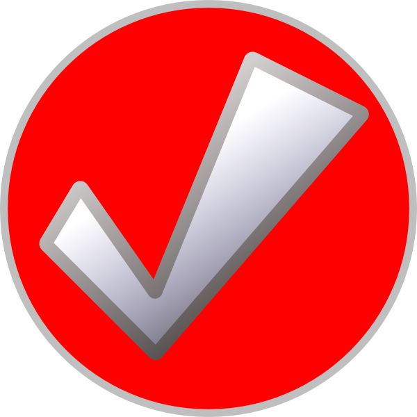 clip art images tick - photo #39