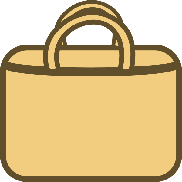 Brown Shopping Bag Clip Art at  - vector clip art online, royalty  free & public domain