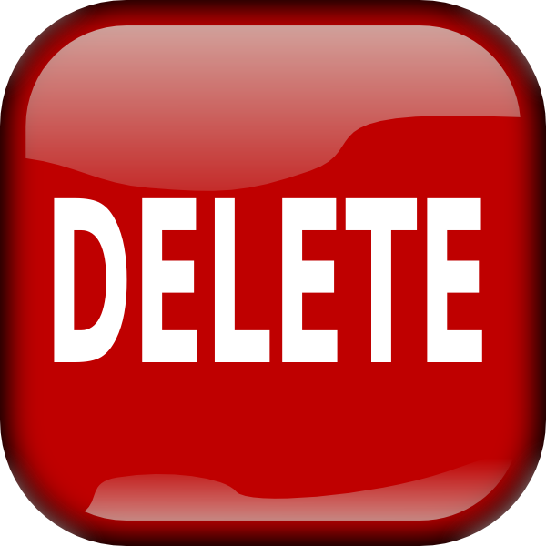 Red Delete Square Button Clip Art At Vector Clip Art Online