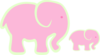 Pink Elephant Clip Art