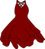 Red Dress Clip Art