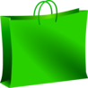 Green Shopping Bag Clip Art