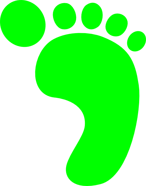 Foot Print Clip Art 43