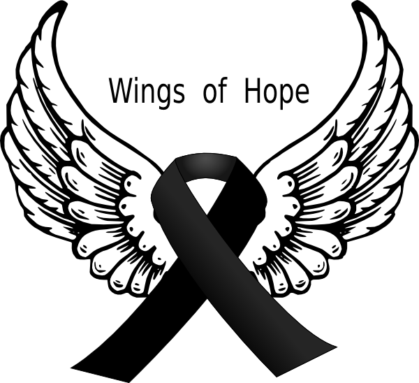 cancer ribbon clip art black and white free - photo #31