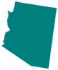 Arizona Teal State Clip Art