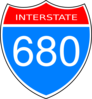 Interstate 680 Cq Clip Art