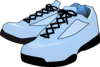Robin S Egg Blue Shoes Clip Art