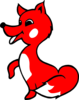 Red Fox Kid Clip Art