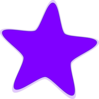 Purple Star Clip Art