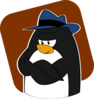 Gangster Penguin Clip Art