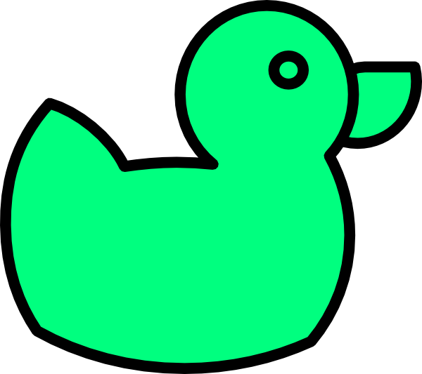 green duck clipart - photo #3