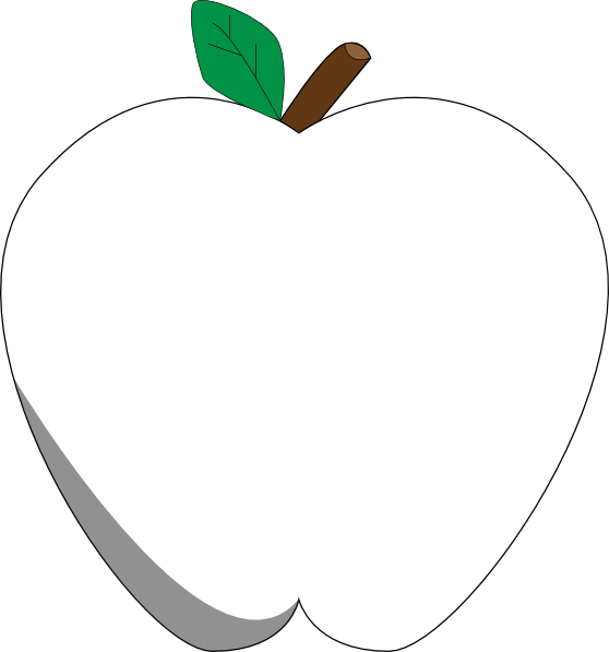 free apple core clip art - photo #27