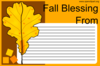 Fall Greeting Card Clip Art