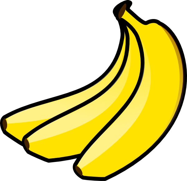 yellow banana clipart - photo #8