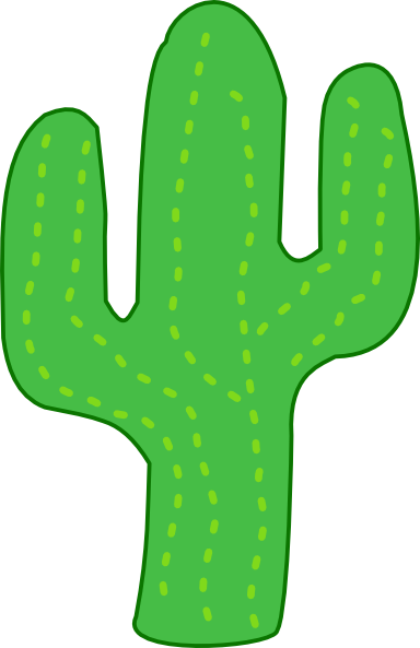 free black and white cactus clipart - photo #20