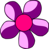 Purple Flower2 Clip Art
