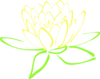Green Lotus Clip Art