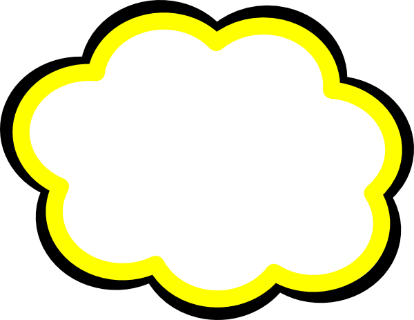 yellow cloud clipart - photo #38