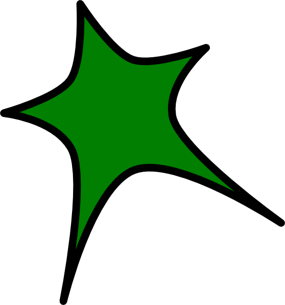 Green Star Clip Art at  - vector clip art online, royalty