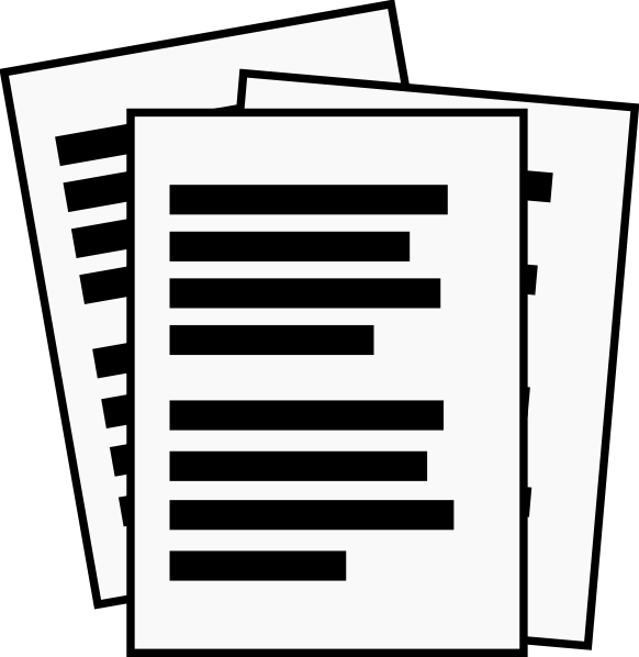 clipart pictures of documents - photo #17