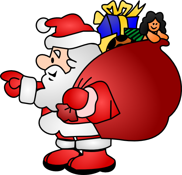 clipart of santa - photo #23