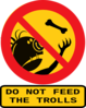 Do Not Feed The Trolls Clip Art