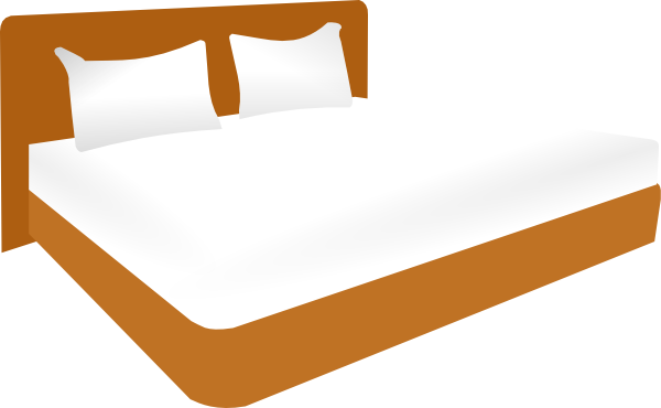 free clipart cartoon bed - photo #23