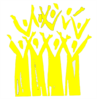Choir In Yellow Clip Art