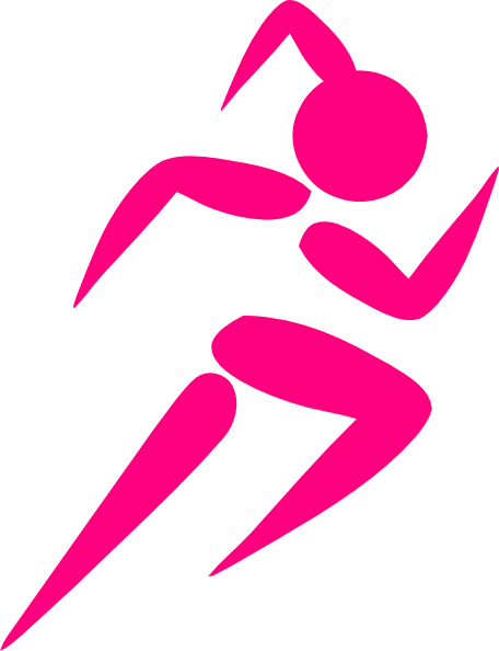 clipart of a girl running - photo #11