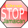 One Stop Jamaican Sign Clip Art