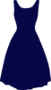 Blue Dress Clip Art