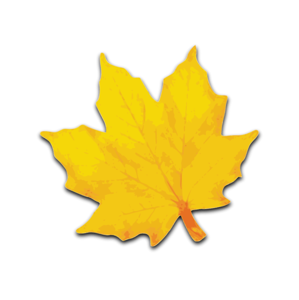 yellow leaf clip art - photo #48