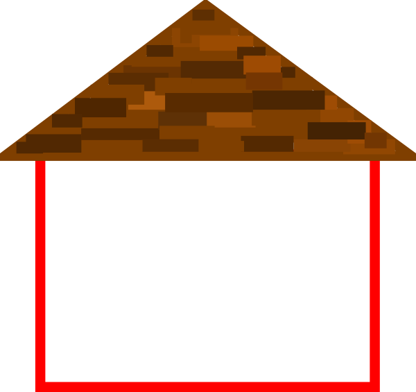 free house roof clip art - photo #10