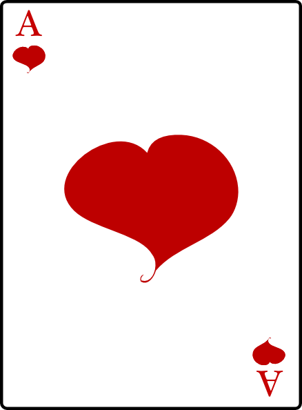 ace of hearts clip art free - photo #2