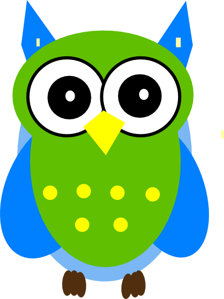 green owl clip art - photo #11