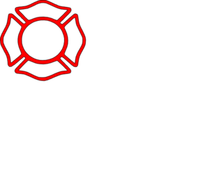 Maltese Cross - Red Clip Art