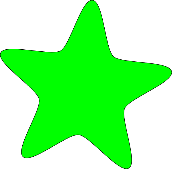 clipart green star - photo #10