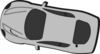 Gray Car - Top View - 170 Clip Art