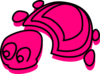 Small Pink Tortoise Clip Art