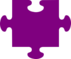 Purple Puzzle Clip Art