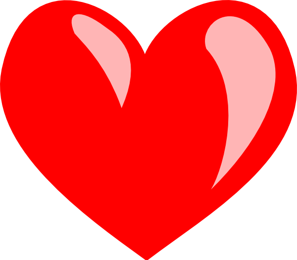 big red heart clipart - photo #17