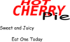 Hot Cherry Pie Clip Art