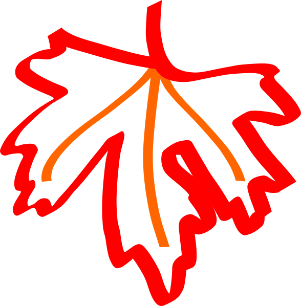 clipart maple leaf outline - photo #17