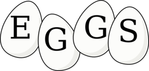 4 Eggs Clip Art