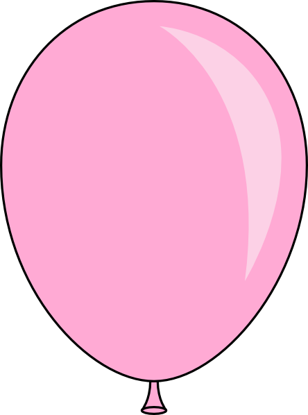 pink balloon clip art free - photo #8