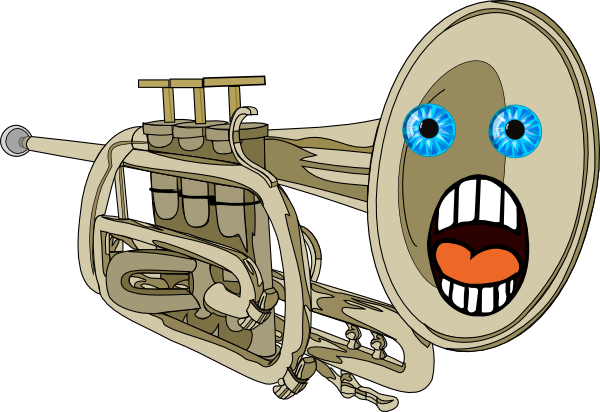 Surprised Trumpet Clip Art at Clker.com - vector clip art online