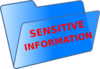 Sensitive Info Clip Art