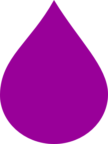 Teardrop Dark Purple Clip Art at Clker.com - vector clip art online