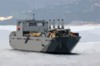 Large, Medium-speed Roll-on/roll-off Ship Usns Benavidez (t-akr 306) Heads Out Of Souda Harbor Following A Brief Port Clip Art